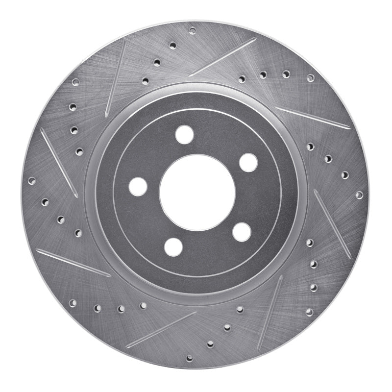 DFC Front Left D&S Silver Brake Rotor: Chrysler 300 (05-23)