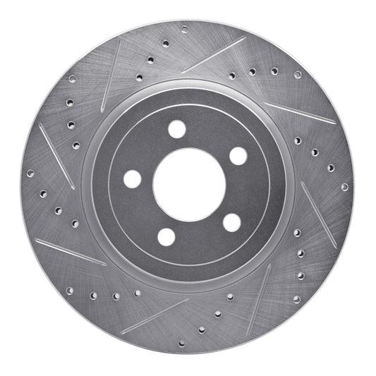 DFC Front Left D&S Silver Brake Rotor: Chrysler 300 (05-23)