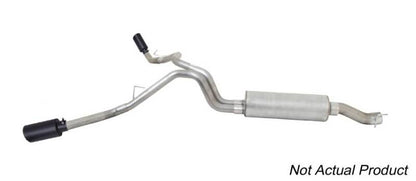 Gibson Black Elite Cat-Back Exhaust | Chevrolet Silverado/GMC Sierra 1500 4.3L-5.3L Crew Cab (19-23) (65712B)
