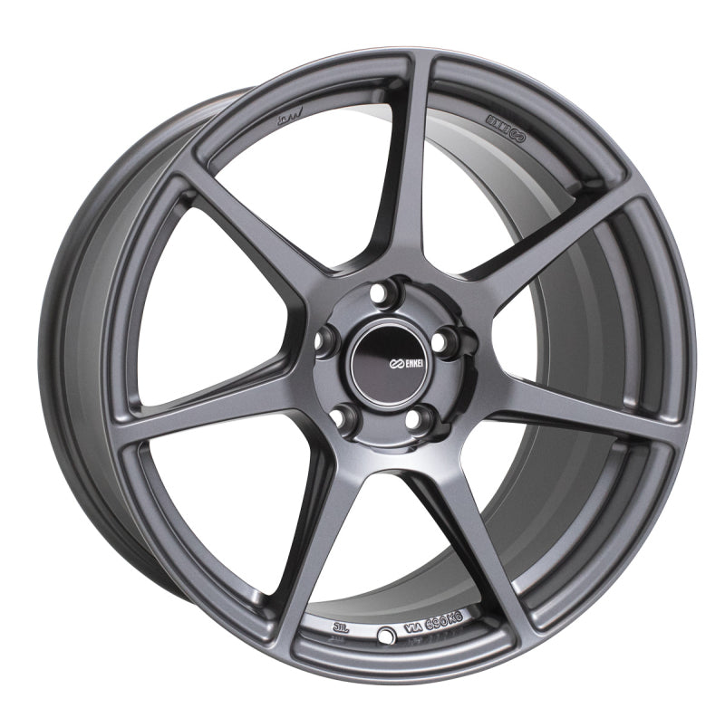 Enkei TFR Matte Gunmetal | 17x8" +45mm | 5x112mm Wheel