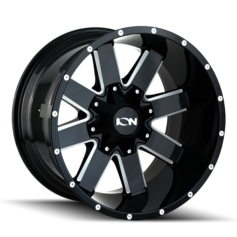 ION Wheels Type 141 Gloss Black Milled | 18x9" +0mm | 6x135mm Wheel