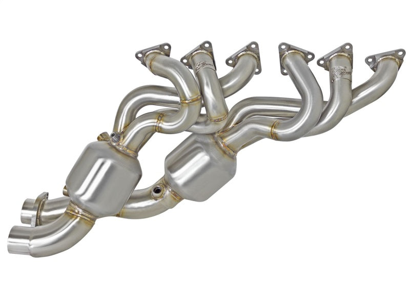 aFe Twisted Steel Headers (Catted) | BMW 5 Series (E28/E32/E34), Z3, Z4, M3 (81-08) (48-36314-HC)