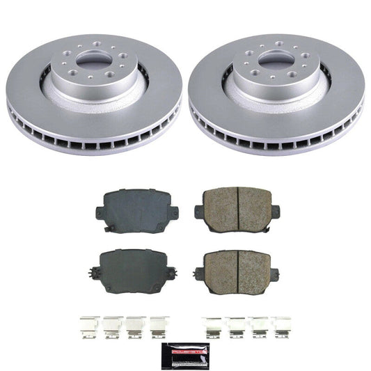 PowerStop 20-24mm Rear Z17 Coated Brake Kit | Tesla Model Y (CRK9254)