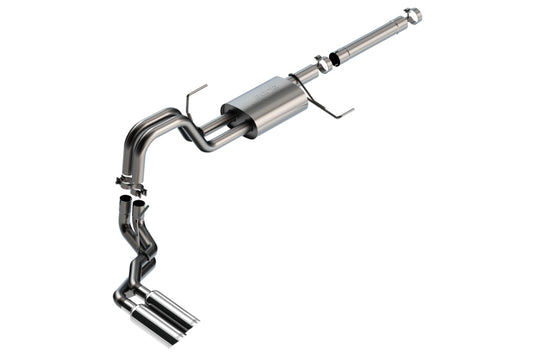 Borla 3in S-Type Cat-Back Exhaust | Ford F-150 Powerboost 3.5L V6 2WD & 4WD Passenger Side Exit (21-22) (140903BC)