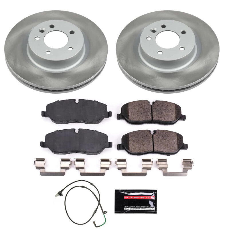 PowerStop 05-09 Land Rover LR3 Front Semi-Coated Rotor Kit (SC4615)