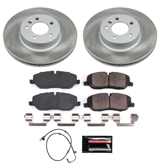 PowerStop 05-09 Land Rover LR3 Front Semi-Coated Rotor Kit (SC4615)