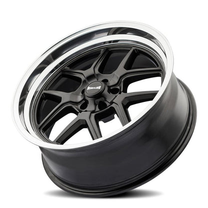 Ridler Wheels 610 Matte Black Polished | 17x8" +0mm | 5x120.65mm Wheel