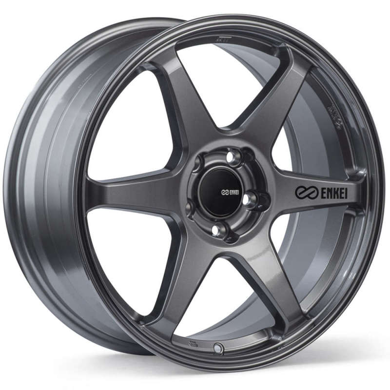 Enkei T6R Gloss Gunmetal | 17x9" +45mm | 5x100mm Wheel