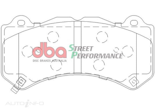 DBA Front Street Performance Brake Pad Kit | Nissan GT-R R35 (07-22) (DB2375SP)