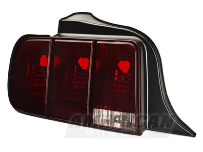 Raxiom 05-09 Ford Mustang Smoked Tail Lights Blk Housing (49066)