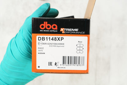DBA Rear Xtreme Performance Brake Pads | Nissan 240SX (90-96) w/ ABS (DB1148XP)