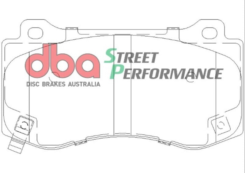 DBA Perf Front D&S Brake Pads | Dodge Magnum/Challenger SRT8 (06-09) (DB2259SP)