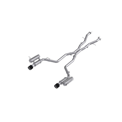MBRP 2011+ Dodge Durango T304SS 3.0in Cat-Back Dual Rear Exit Exhaust w/ Carbon Fiber Tips