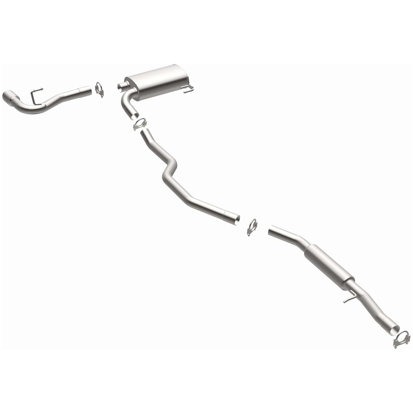 BRExhaust 2011-2017 Jeep Direct-Fit Replacement Exhaust System