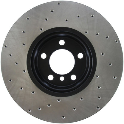 Stoptech 128.34140L Sport Cross-Drilled Disc Brake Rotors For 2012-2016 BMW 328i