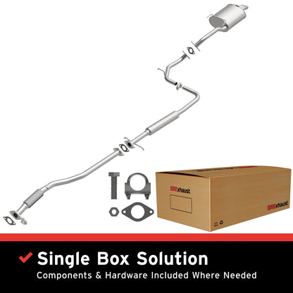 BRExhaust 2000-2005 Hyundai Accent Direct-Fit Replacement Exhaust System