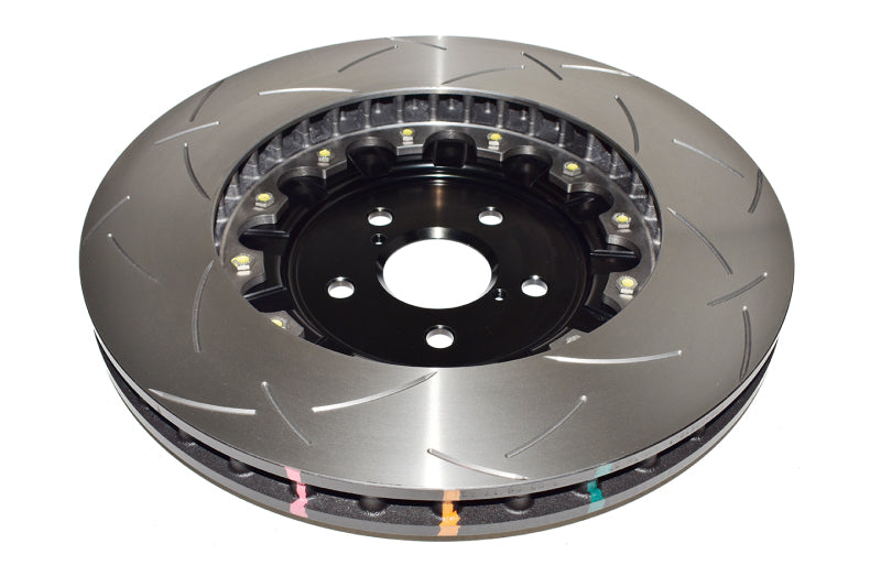 DBA 5000 Series T3 Slotted Front Rotor w/ Black Hat | Lexus GS F (16-20) (DBA52788BLKS)