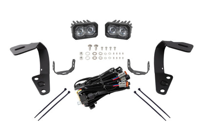 Diode Dynamics 10-21 Toyota 4Runner Stage Series 2in LED Ditch Light Kit - Pro White Combo