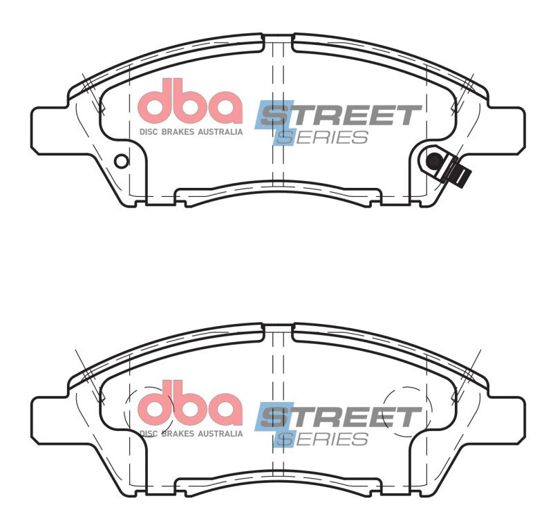 DBA Street Series Front Brake Pads | Nissan Versa (12-19) (DB1830SS)