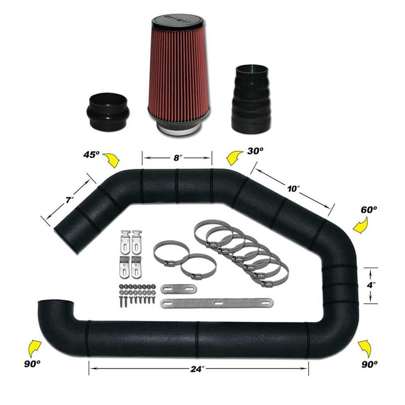 Airaid 101-401 Universal 4-Inch Air Intake System For U-Build-It Master Kit