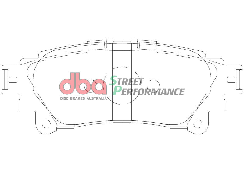DBA Rear Street Performance Brake Pads | Lexus GS200t (16-18) (DB2245SP)