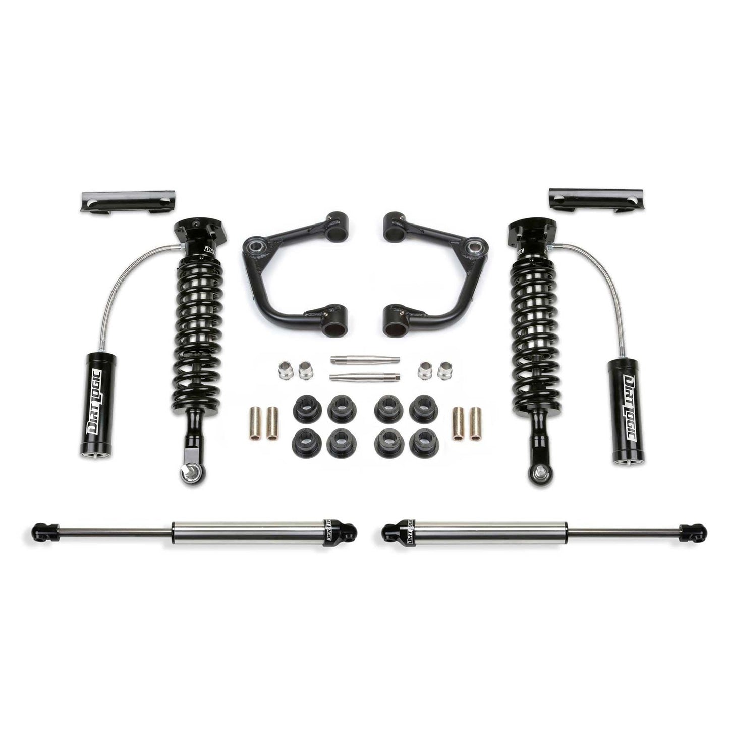 Fabtech 2" Uniball Upper Control Arm System w/ Dual 2.5" Resi & 2.25" | Ford F150 2WD (15-20) (K2261DL)