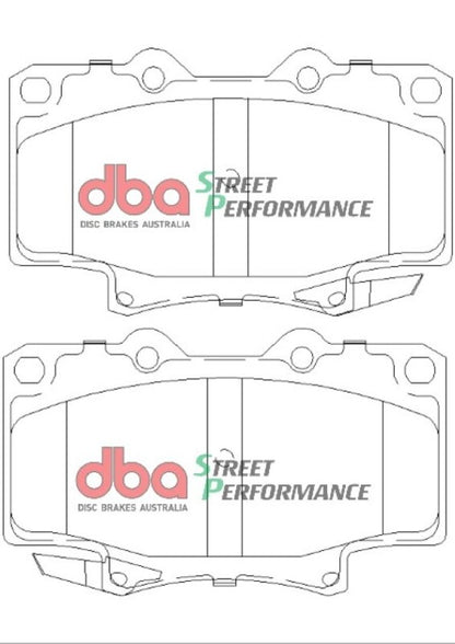 DBA SP500 Front Street Performance Brake Pads | Toyota Land Cruiser (91-96) (DB1199SP)