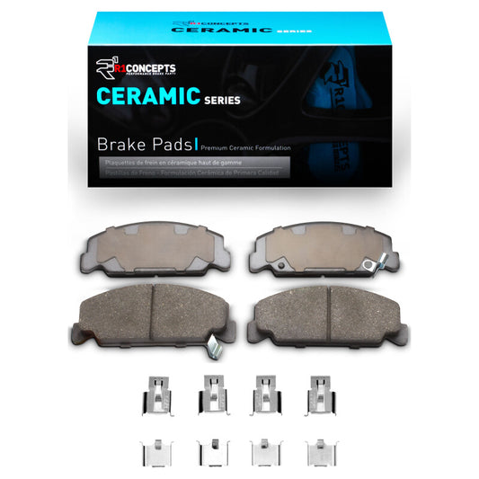R1 84-00 Honda Accord F&R Ceramic Pads & Hardware Kit (2310-0273-01)