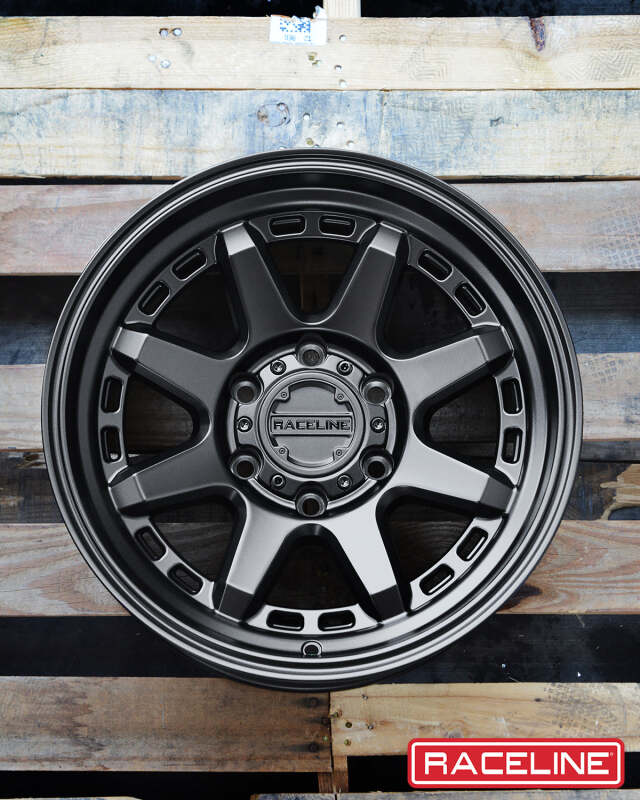 Raceline 947 Scout Satin Black | 16x8" +0mm | 5x114.3mm Wheel