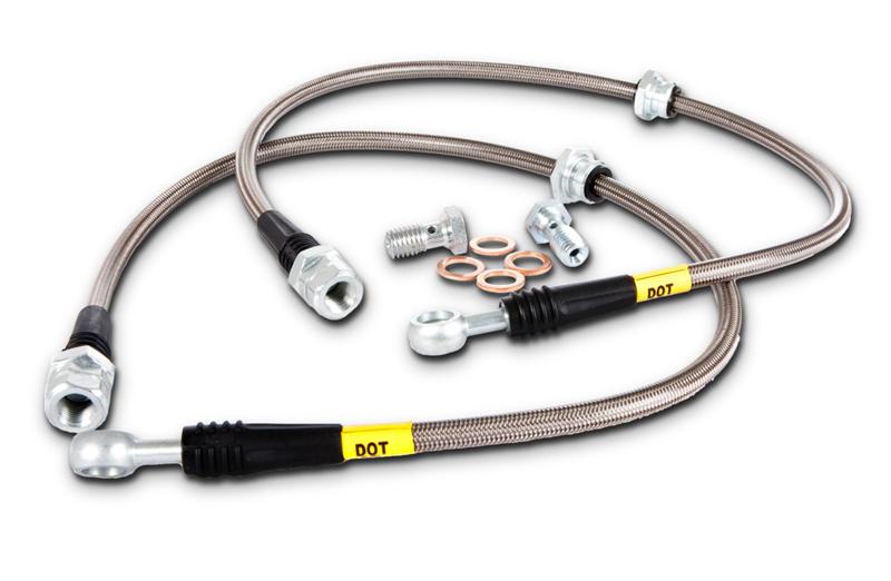 StopTech 04-08 Cadillac STS/XLR/XLR-V/SLS / 05-08 Corvette Stainless Steel Front Brake Line Kit