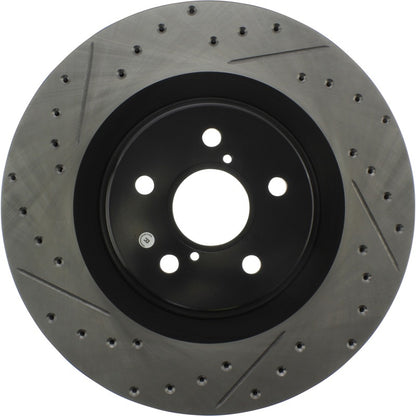 StopTech 13-18 fits Lexus GS350 Slotted & Drilled Front Right Rotor 127.44205R
