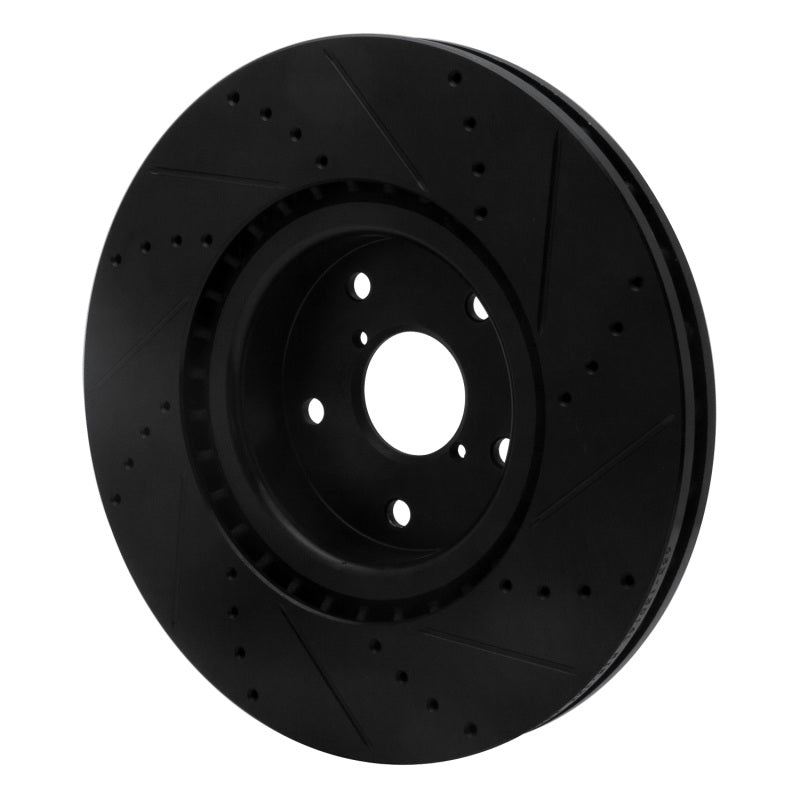 R1 Drilled & Slotted Front Rotor | Subaru WRX STI (ECB-13016L)