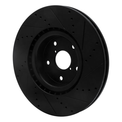R1 Drilled & Slotted Front Rotor | Subaru WRX STI (ECB-13016L)