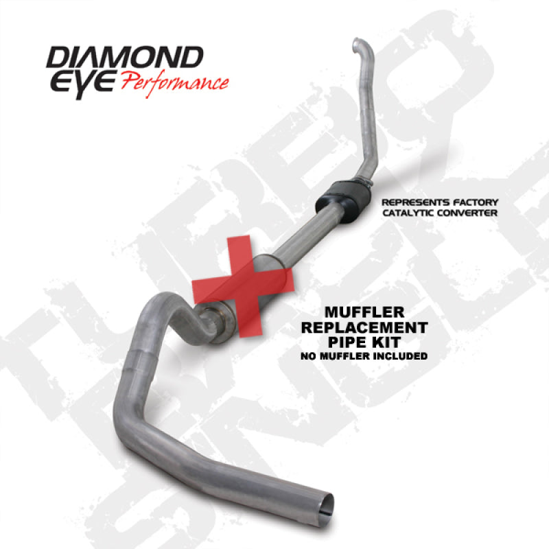 Diamond Eye 4in RPLCMENT Pipe | Ford F-250/350 HD (92-97) (K4306A-RP)