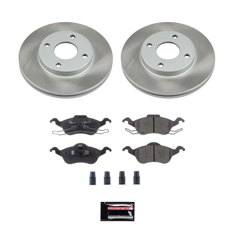 PowerStop Rotor Kit | 2000–2004 Ford Focus (SC1358)