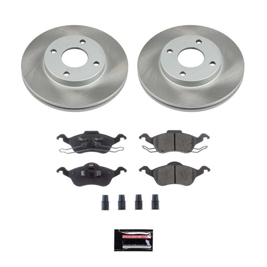 PowerStop Rotor Kit | 2000–2004 Ford Focus (SC1358)