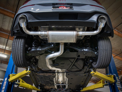 aFe 3 to 2-1/2 IN Stainless Steel Cat-Back Exhaust w/Polished Tip | Volkswagen GTI (22-24) (49-36454-P)
