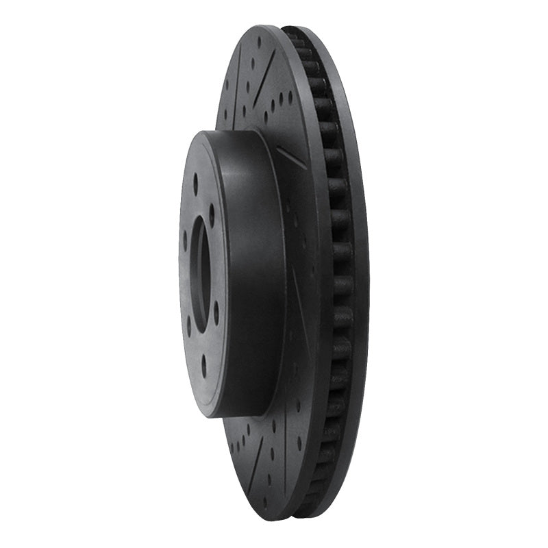 DFC D&S Black Brake Rotor (FRONT LEFT): Dodge Durango (03)