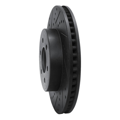 DFC D&S Black Brake Rotor (FRONT LEFT): Dodge Durango (03)