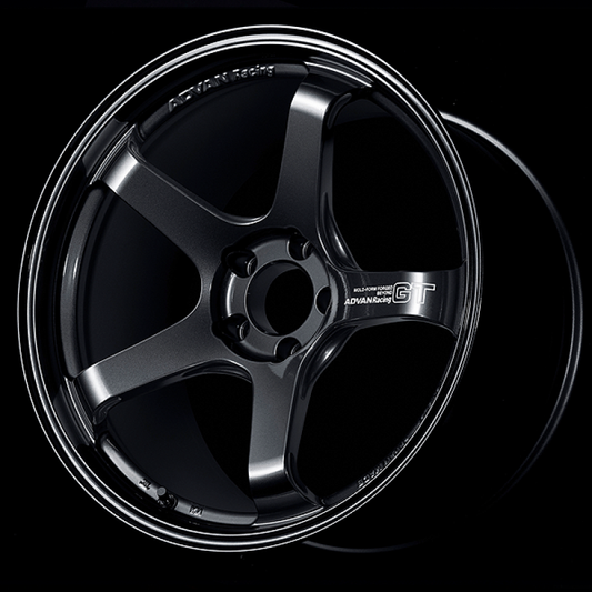 Advan GT Beyond 19x9.5 +25 5x112 Racing Titanium Black Wheel