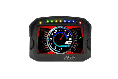 AEM CD-5LG Carbon Logging Digital Dash Display w/ Internal 10Hz GPS & Antenna