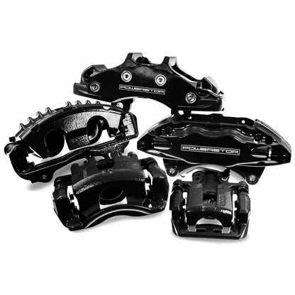 PowerStop Caliper Kit | 2011–2018 Ram 1500 Rear Black (S4836BLK)