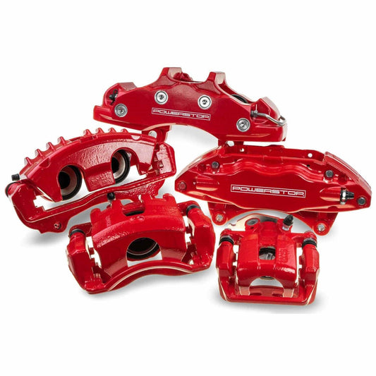 PowerStop Front Red Calipers | 2010–2015 Chevrolet Camaro (S5284)