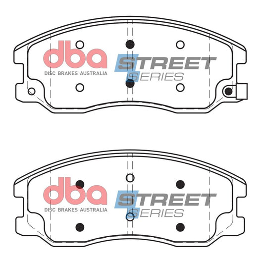 DBA Street Series Front Brake Pads | Chevrolet Captiva Sport (12-15) (DB1850SS)