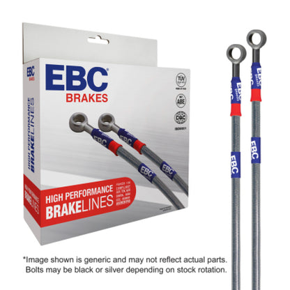 EBC Brakes BLA7665-4L Stainless Braided Brake Lines for Cayenne Q7 Touareg