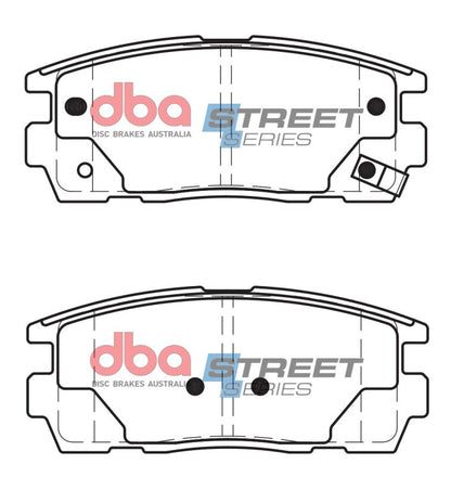 DBA Street Series Rear Brake Pads | Chevrolet Captiva Sport (12-15) (DB1862SS)