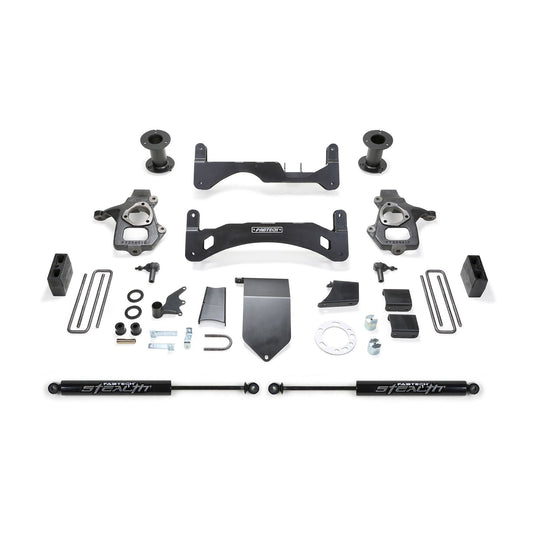Fabtech 6" Basic System G2 w/ Stealth Upper Control Arms | GM C/K1500 Pickup (14-18) (K1084M)