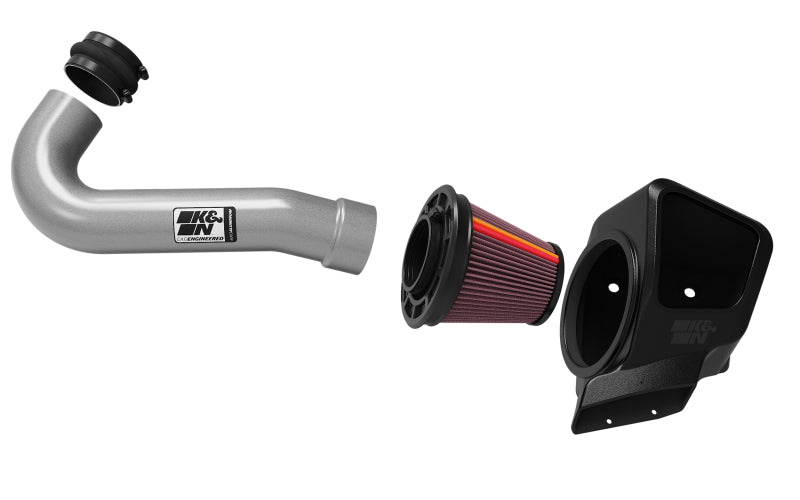 K&N 70-1563 Aluminum Cold Air Intake For Jeep Grand Cherokee 11-21