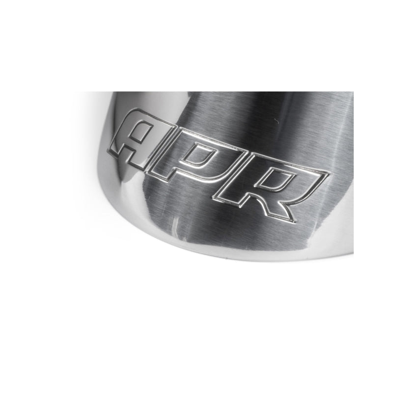 APR 3.5in Slash-Cut Tips | Polished Silver Set of 2 (TPK0006)