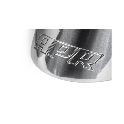 APR 3.5in Slash-Cut Tips | Polished Silver Set of 2 (TPK0006)
